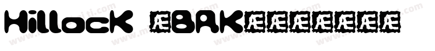 Hillock (BRK)字体转换